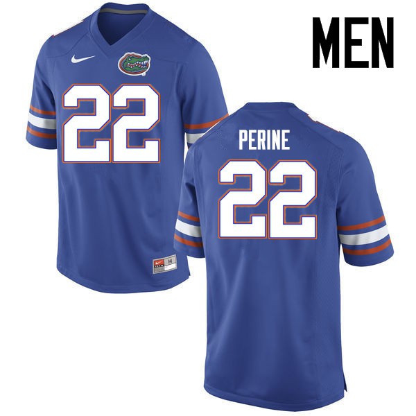 Florida Gators Men #22 Lamical Perine College Football Jerseys Blue